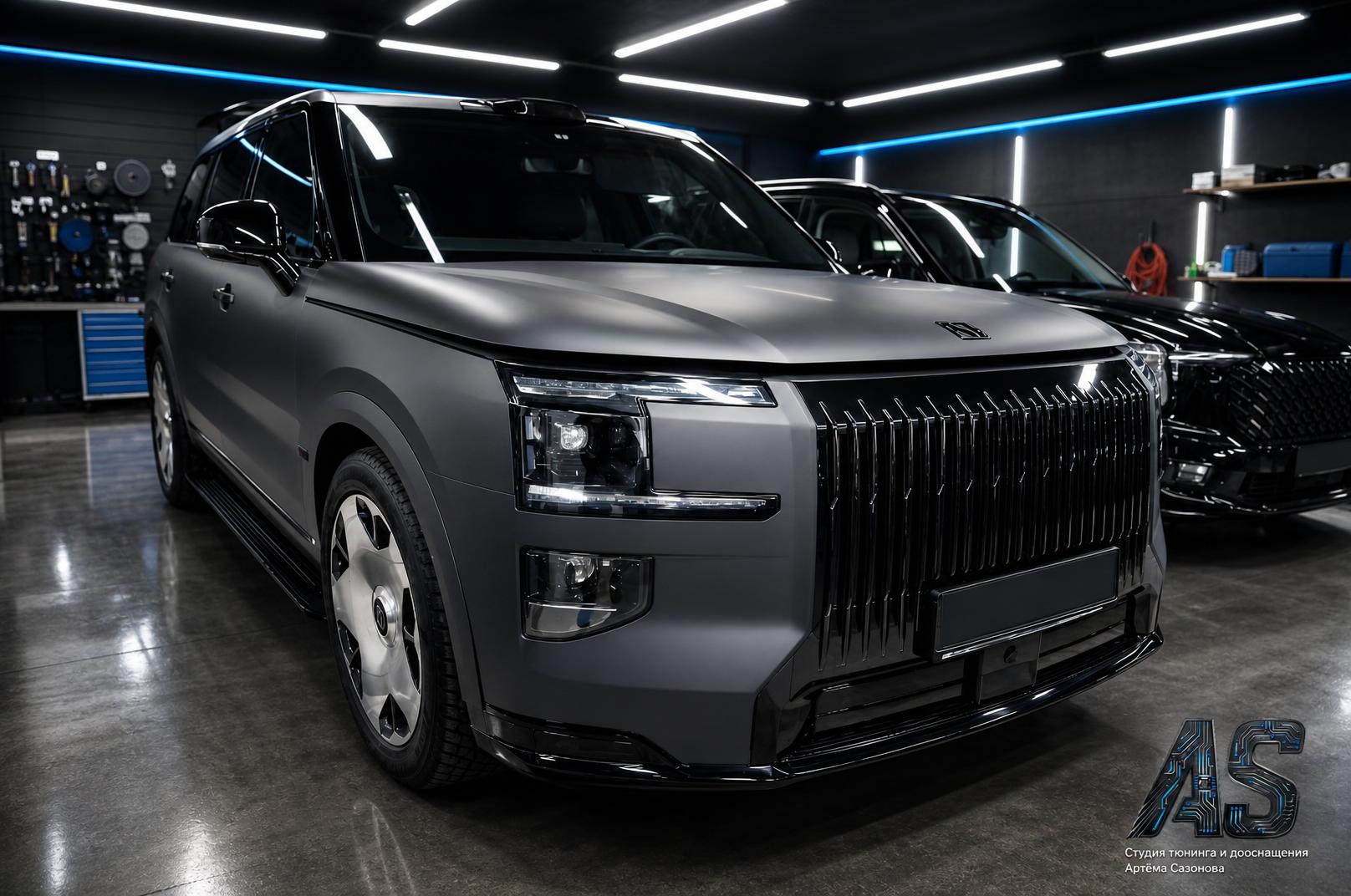 Оклейка авто антигравийной плёнкой (полная) Geely 9X