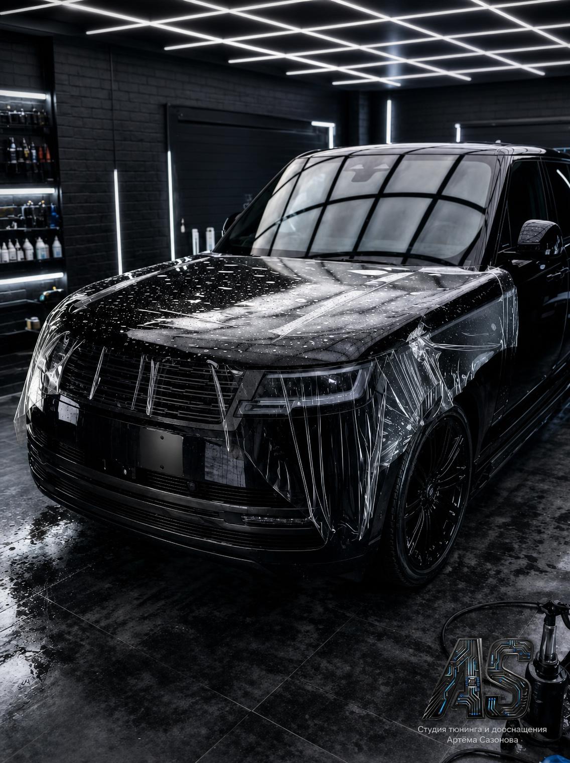 Оклейка антигравийной плёнкой (частичная) Geely 9X