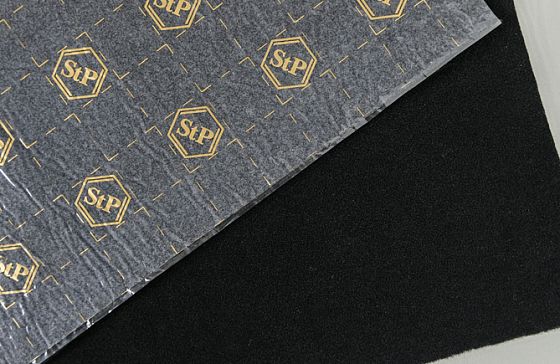 Карпет автомобильный самоклеющийся чёрный StP 4