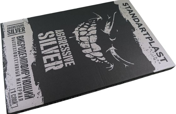 Вибродемпфирующий материал StP Aggressive Silver (mini) 2