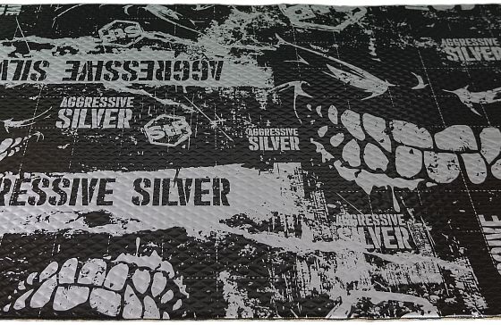 Вибродемпфирующий материал StP Aggressive Silver (mini) 4